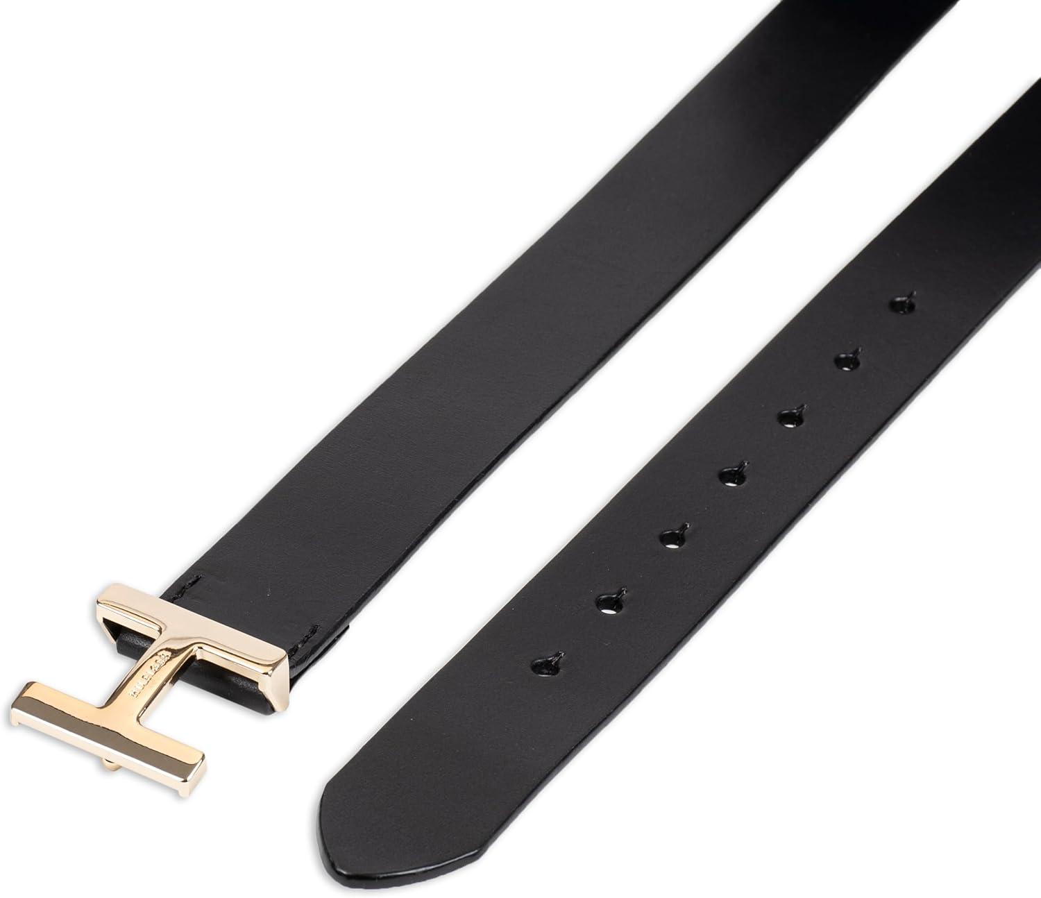 imageTommy Hilfiger womens H Plaque Buckle BeltBlack