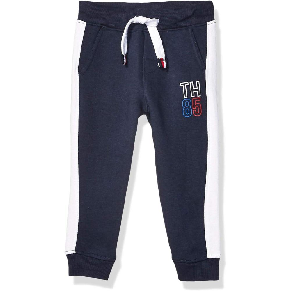 imageTommy Hilfiger Boys Fleece Jogger Sweatpant Drawstring ClosureScarlet