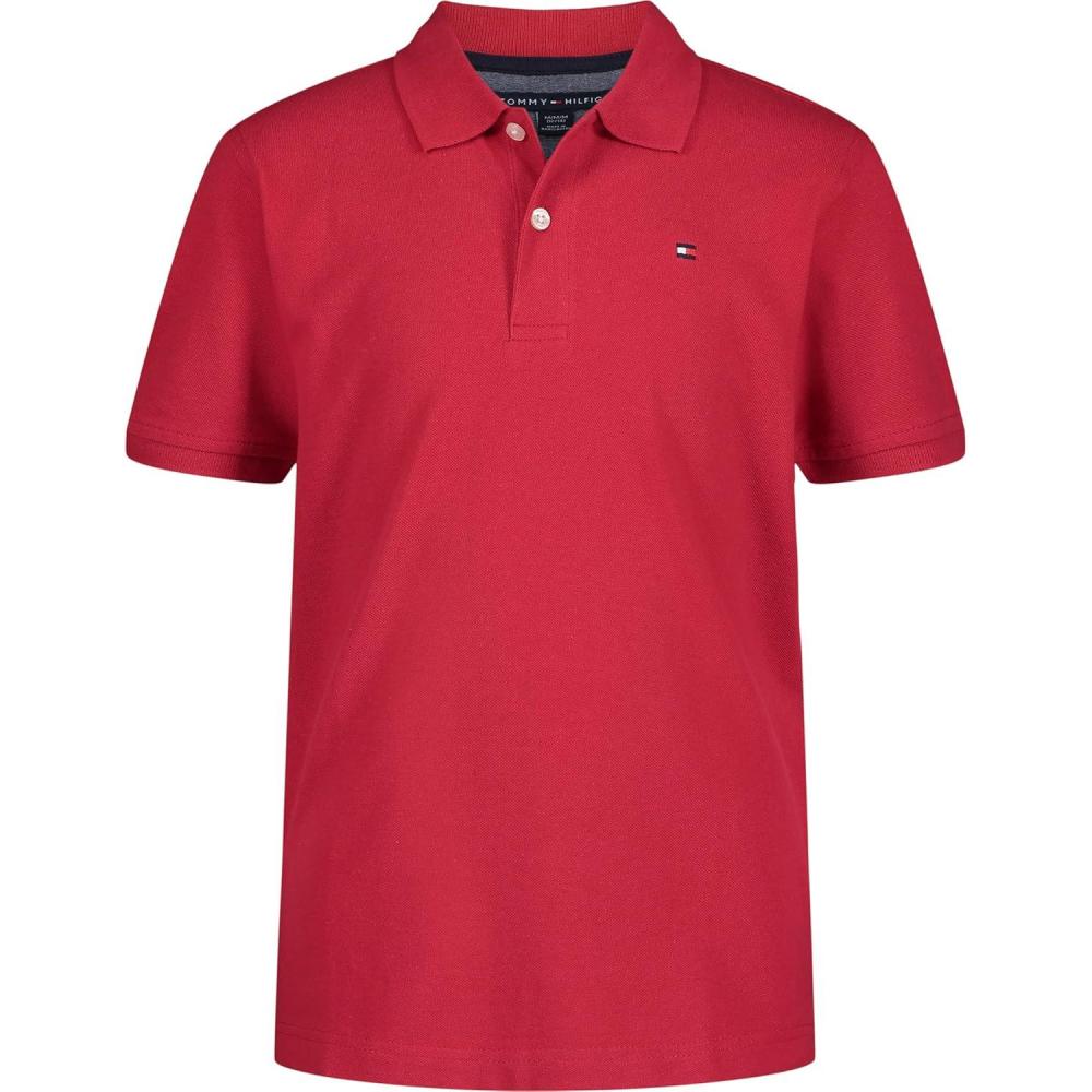 imageTommy Hilfiger Boys Ivy Polo Big KidsScarlet Sage
