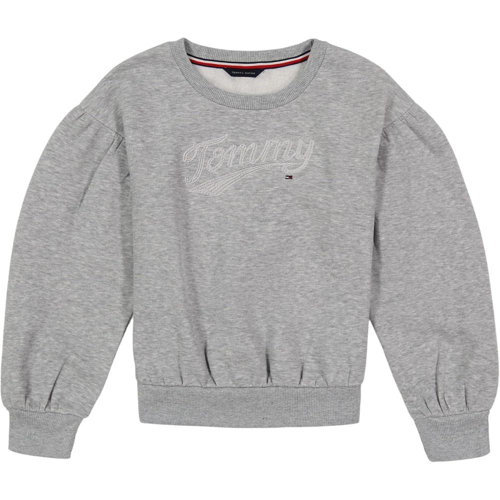 imageTommy Hilfiger Girls Sport Pullover SweaterGrey Heather