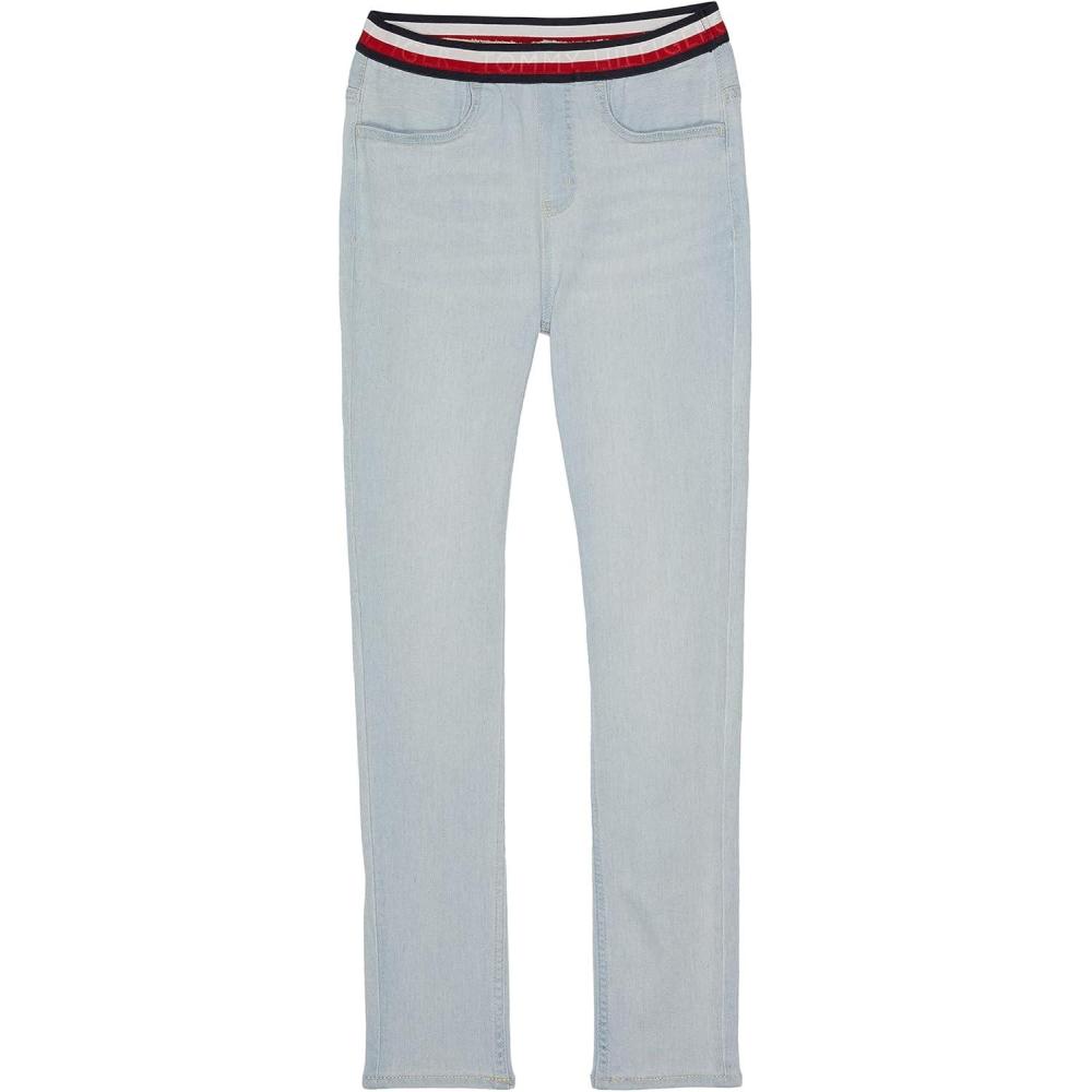 imageTommy Hilfiger Kids Womens FivePocket Jeggings in Black Little KidsBowery Wash