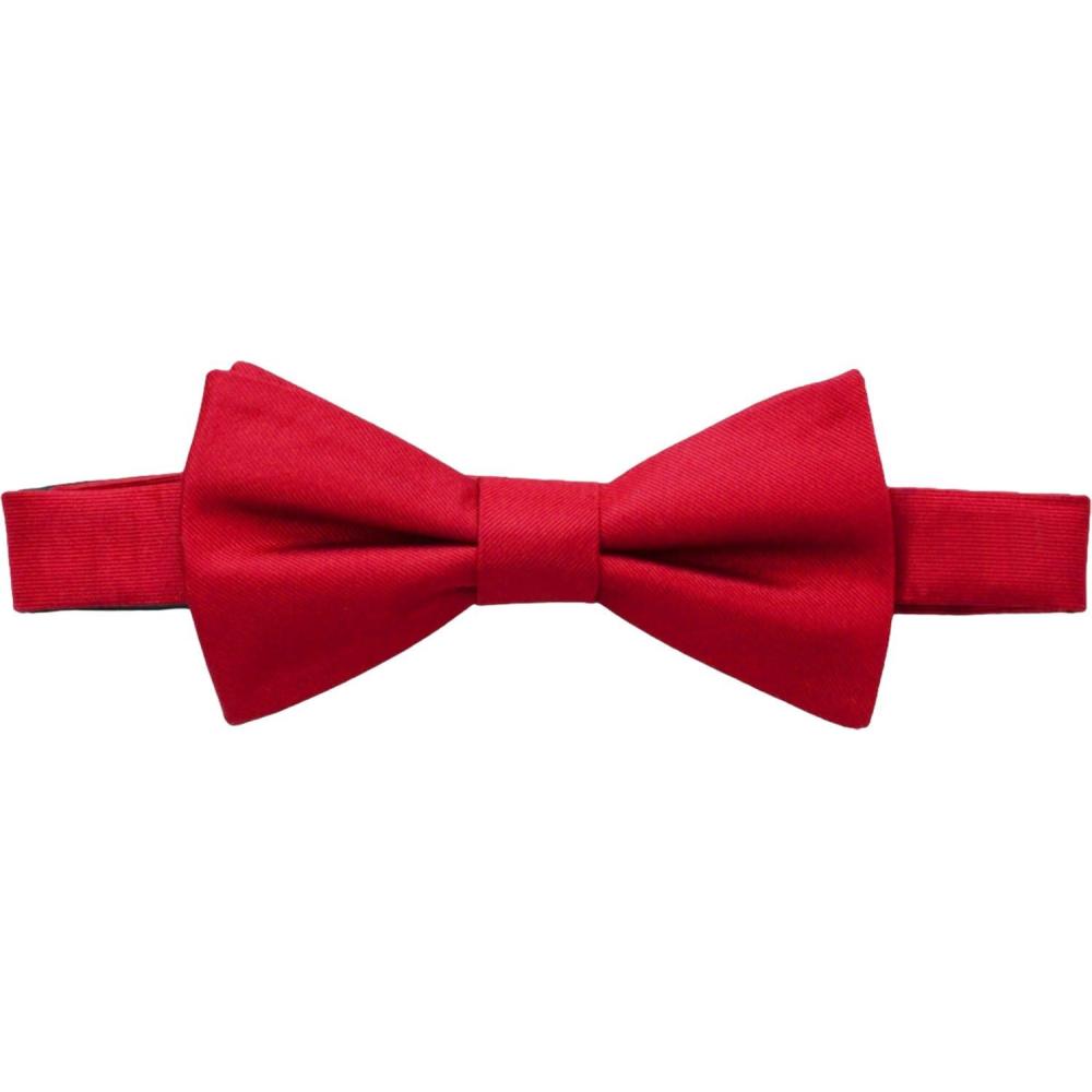 imageTommy Hilfiger Mens Core Solid Pretied Bow TieRed