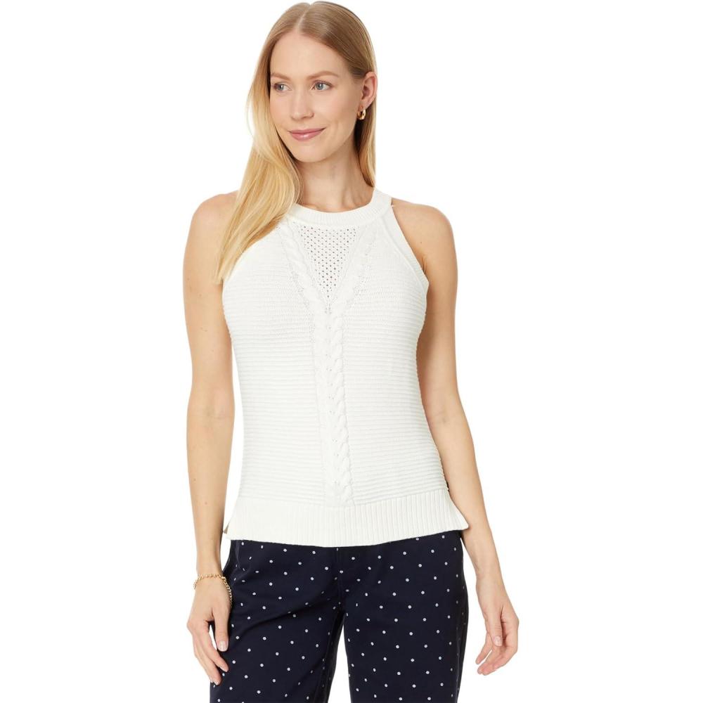 imageTommy Hilfiger Womens Sleeveless Pullover SweaterIvory