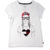 imageTommy Hilfiger Girls Fem Fit Short Sleeve Everyday Kids School Uniform TeeBright White 04g