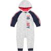 Marled Grey Heather/Medieval Blue/Tango Red