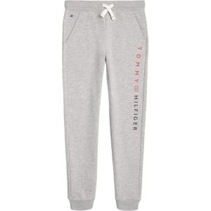 Tommy Hilfiger Boys Fleece Jogger Sweatpant, Drawstring Closure(Grey Heather Tomas)