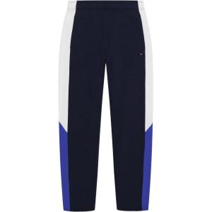 Tommy Hilfiger Boys Fleece Jogger Sweatpant, Drawstring Closure(Navy Blazer Action)
