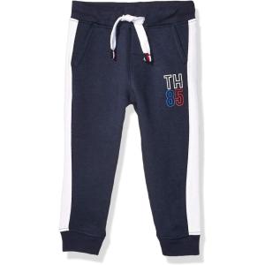 Tommy Hilfiger Boys Fleece Jogger Sweatpant, Drawstring Closure(Scarlet)