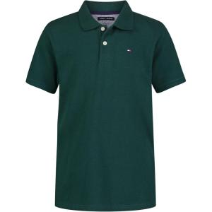 Tommy Hilfiger Boy’s Ivy Polo (Big Kids)(Classic Rain Forest)