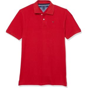 Tommy Hilfiger Boy’s Ivy Polo (Big Kids)(Classic Scarlet Sage)