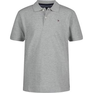 Tommy Hilfiger Boy’s Ivy Polo (Big Kids)(Grey Heather)