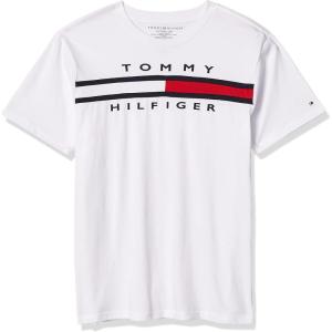 Tommy Hilfiger Boys’ Short Sleeve Graphic Crew Neck T-Shirt, Soft, Comfortable, Relaxed Fit(Legacy White)