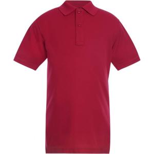 Tommy Hilfiger Co-Ed Short Sleeve Kids School Uniform Performance Polo Shirt(Red)