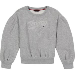 Tommy Hilfiger Girls’ Sport Pullover Sweater(Grey Heather)