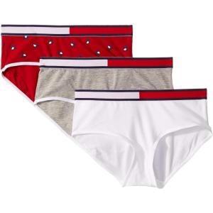 Tommy Hilfiger Kids Baby Girl’s 3-Pack Stripe Hipster (Toddler/Little Kids/Big Kids)(3 Pack/White Heart)