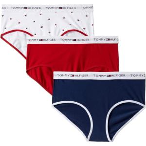 Tommy Hilfiger Kids Baby Girl’s 3-Pack Stripe Hipster (Toddler/Little Kids/Big Kids)(Flag Blue)