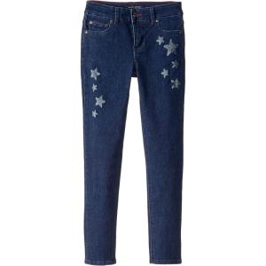 Tommy Hilfiger Kids Womens Five-Pocket Jeggings in Black (Little Kids)(Madison Glitter)