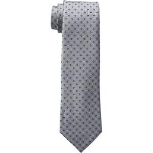Tommy Hilfiger Men’s Core Neat II Tie(Silver Neat)