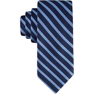 Tommy Hilfiger Men’s Core and Exotic Stripe Ties(Blue Exotic)