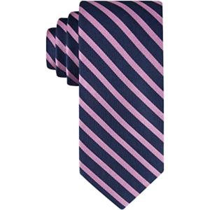 Tommy Hilfiger Men’s Core and Exotic Stripe Ties(Pink)
