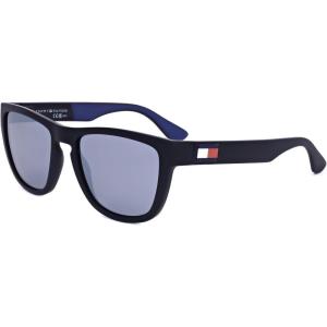 Tommy Hilfiger Men’s TH1557/S Rectangular Sunglasses, MTT BLACK, 54 mm