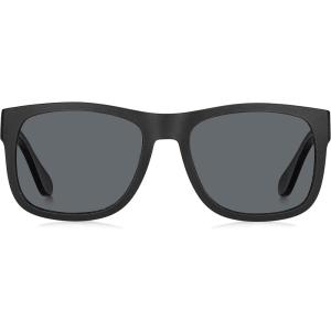 Tommy Hilfiger Men’s Th1556/S Rectangular Sunglasses(Blackgrey)