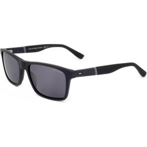 Tommy Hilfiger TH1405S Rectangular Sunglasses(Matte Black)