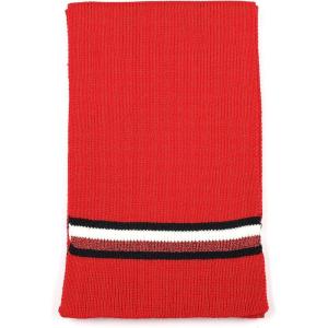 Tommy Hilfiger Women’s Metallic Stripe Scarf(Primary Red Multi)