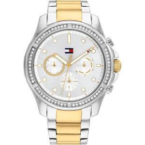 Tommy Hilfiger Women’s Preppy Stainless Steel Quartz Watches – Effortlessly Stylish(Silver White)