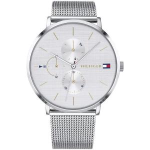 Tommy Hilfiger Women’s Quartz Stainless Steel and Bracelet Casual Watch, Color: Silver (Model: 1781942)