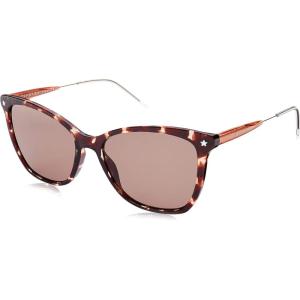 Tommy Hilfiger Women’s Th1647/S Sunglasses(Color: Dark Havana  Ruthenium)