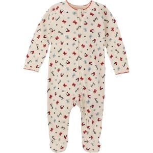 Tommy Hilfiger baby-girls Footed Coverall(Egret)