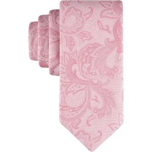 Tommy Hilfiger mens Tonal Paisley Tie(Pink)