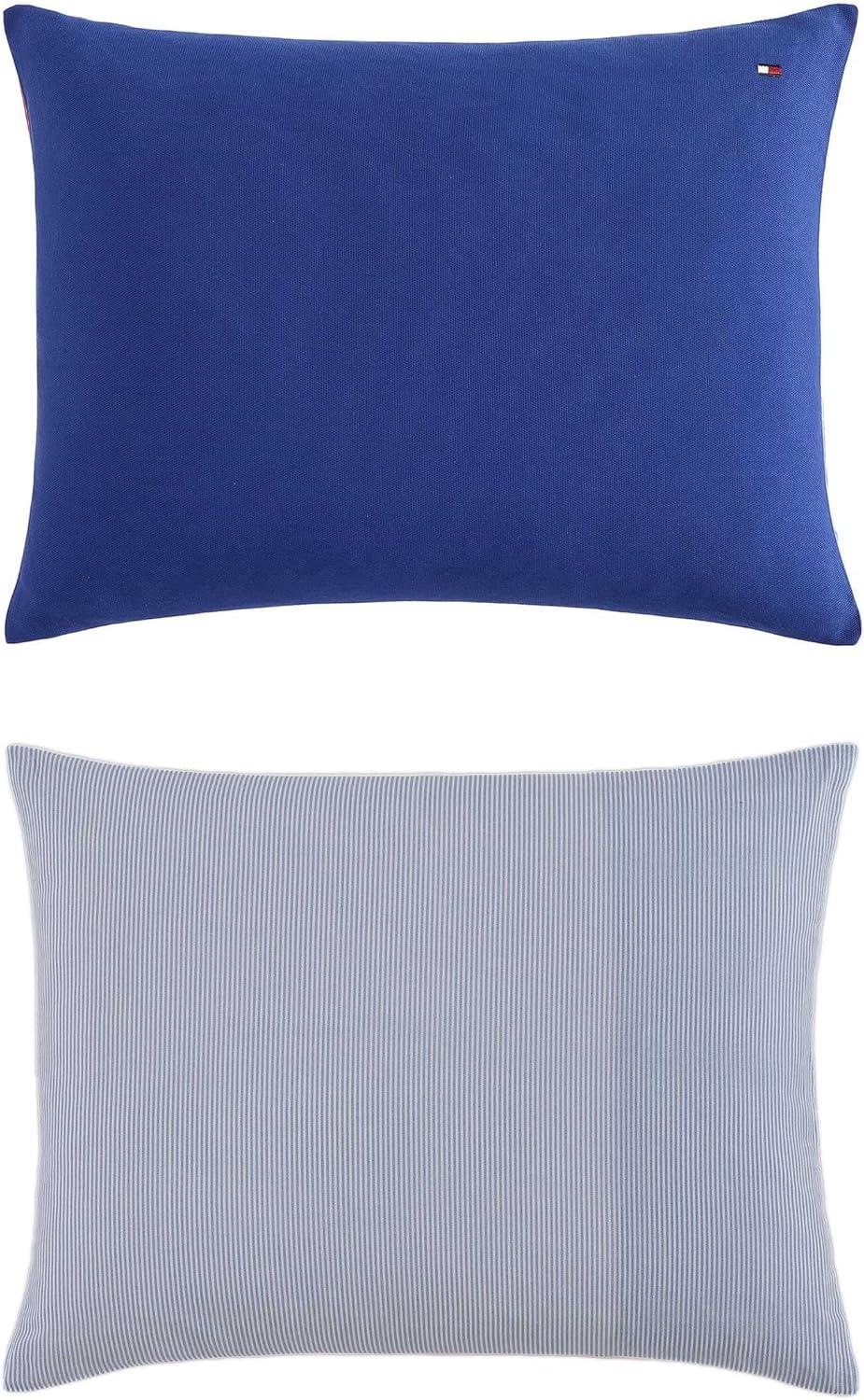 imageTommy Hilfiger Queen Comforter Set Soft ampamp Breathable Micro Piqu Cotton Bedding Lightweight Feel for Year Round Comfort 3 Piece Bed Set with Matching Pillowcases BlueMicro Pique Blue