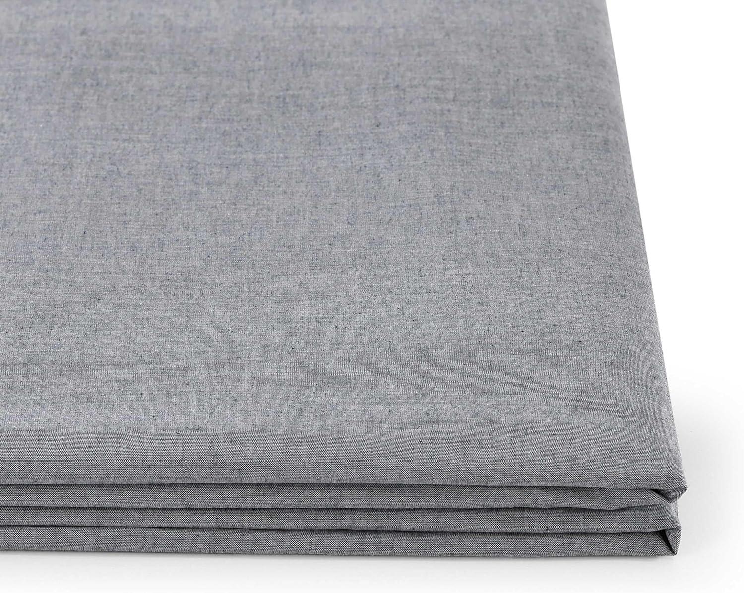 imageTommy Hilfiger Twin Sheet Set Cotton Chambray Bedding with Matching Pillowcase Lightweight Weave Subtle Textured Bed Sheets PinkNavy