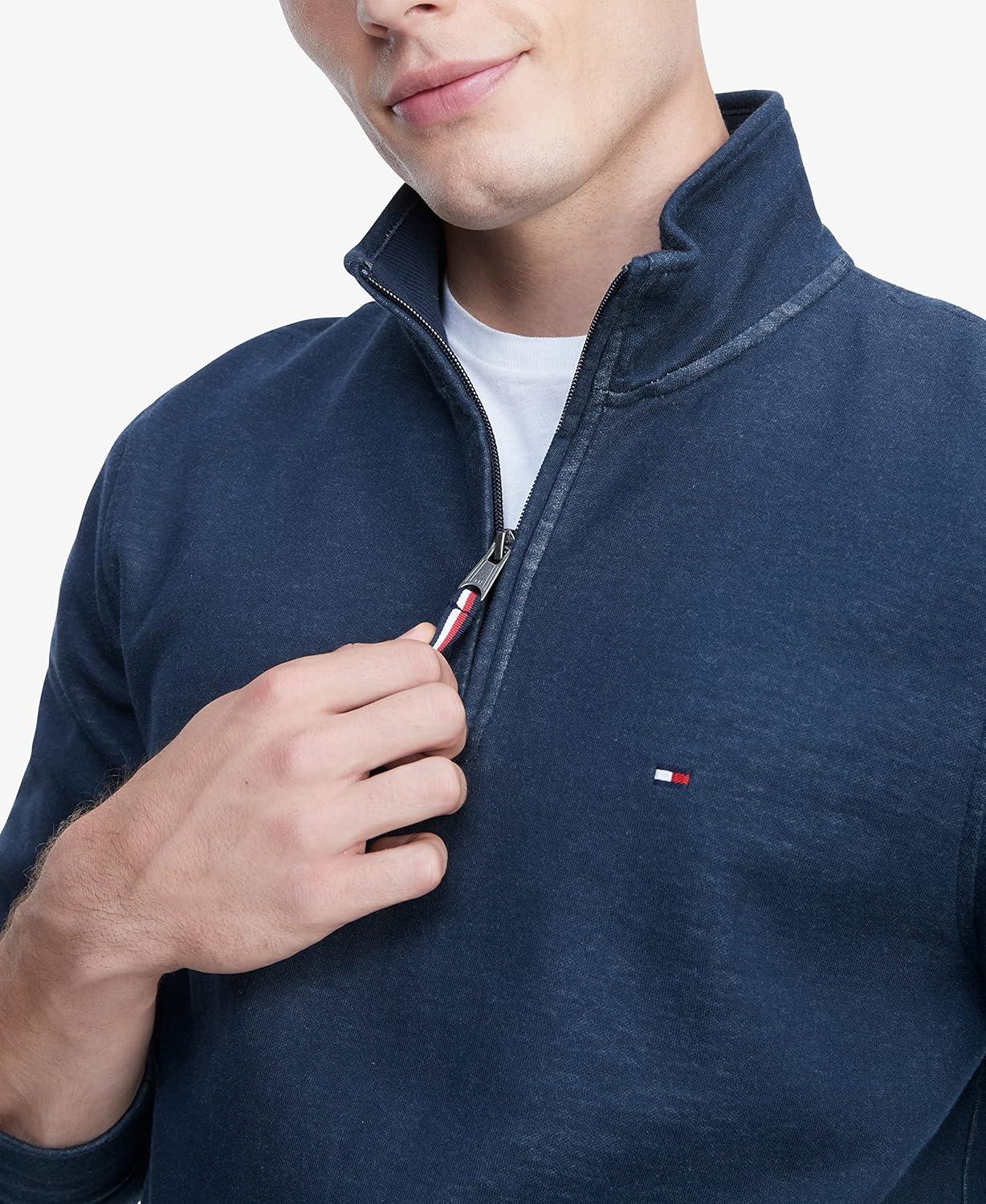 imageTommy Hilfiger Bill 14 Zip SweatshirtClassic Navy
