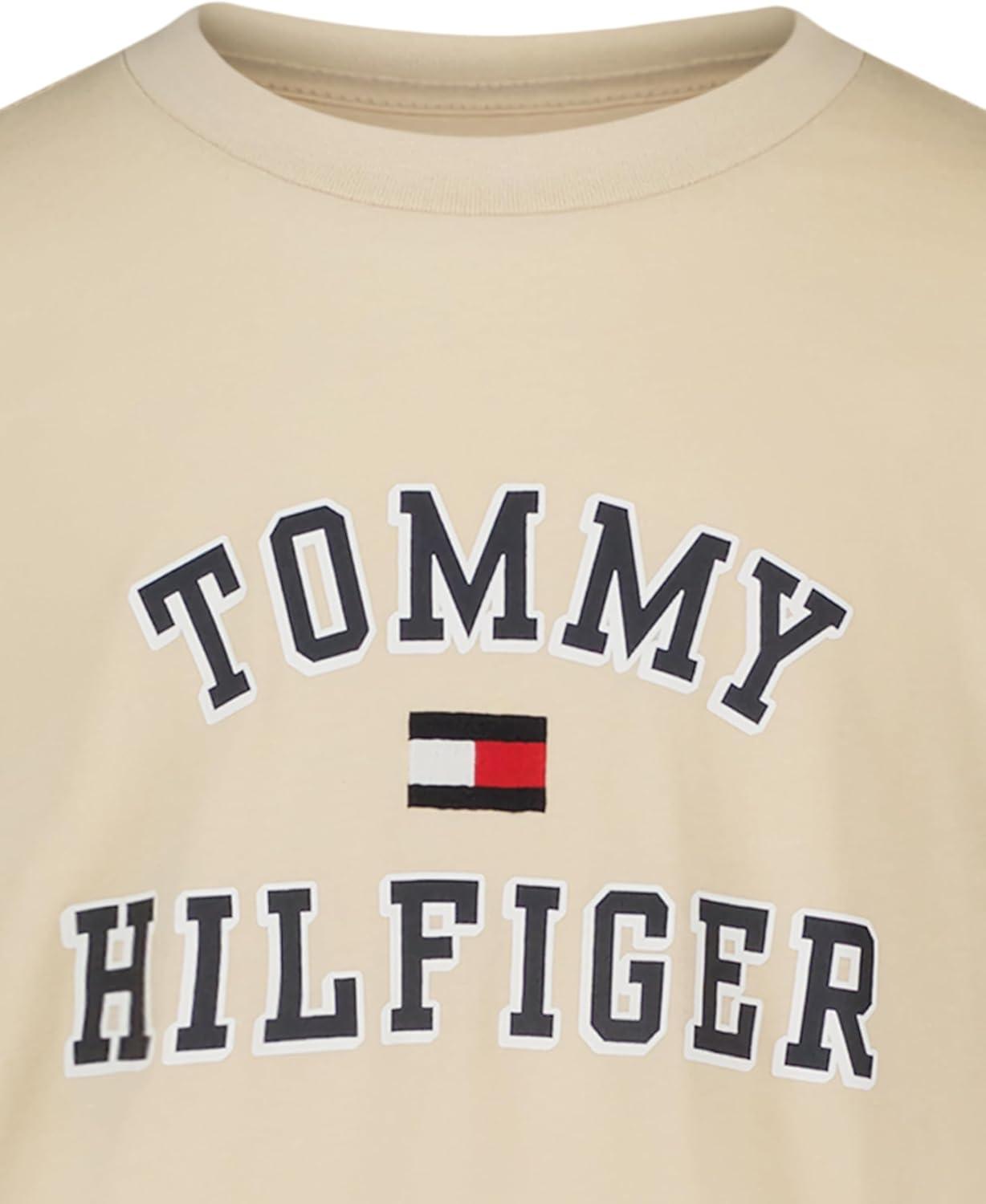 imageTommy Hilfiger Boys Long Sleeve Crew Neck TShirtVarsity Fog