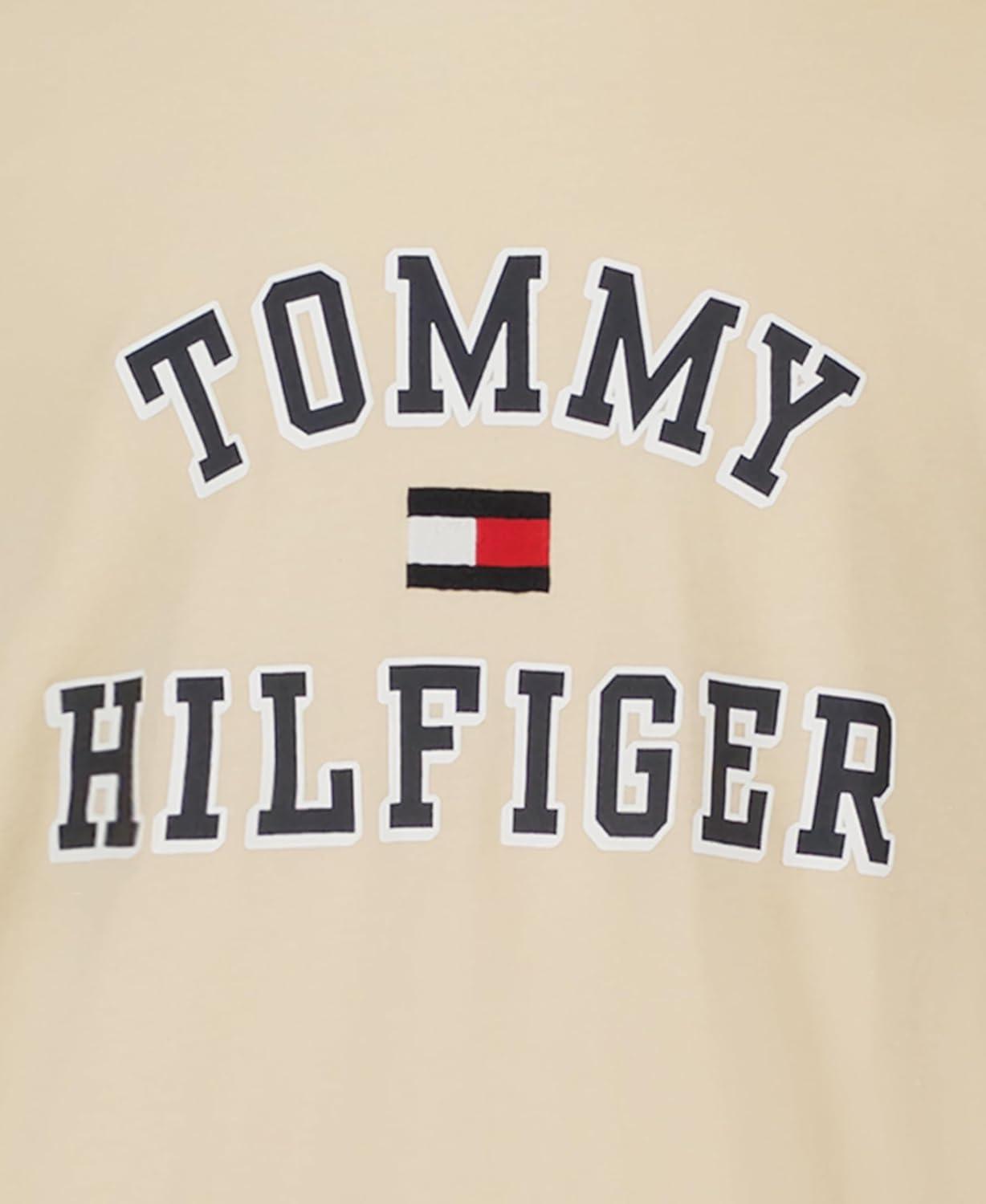 imageTommy Hilfiger Boys Long Sleeve Crew Neck TShirtVarsity Fog