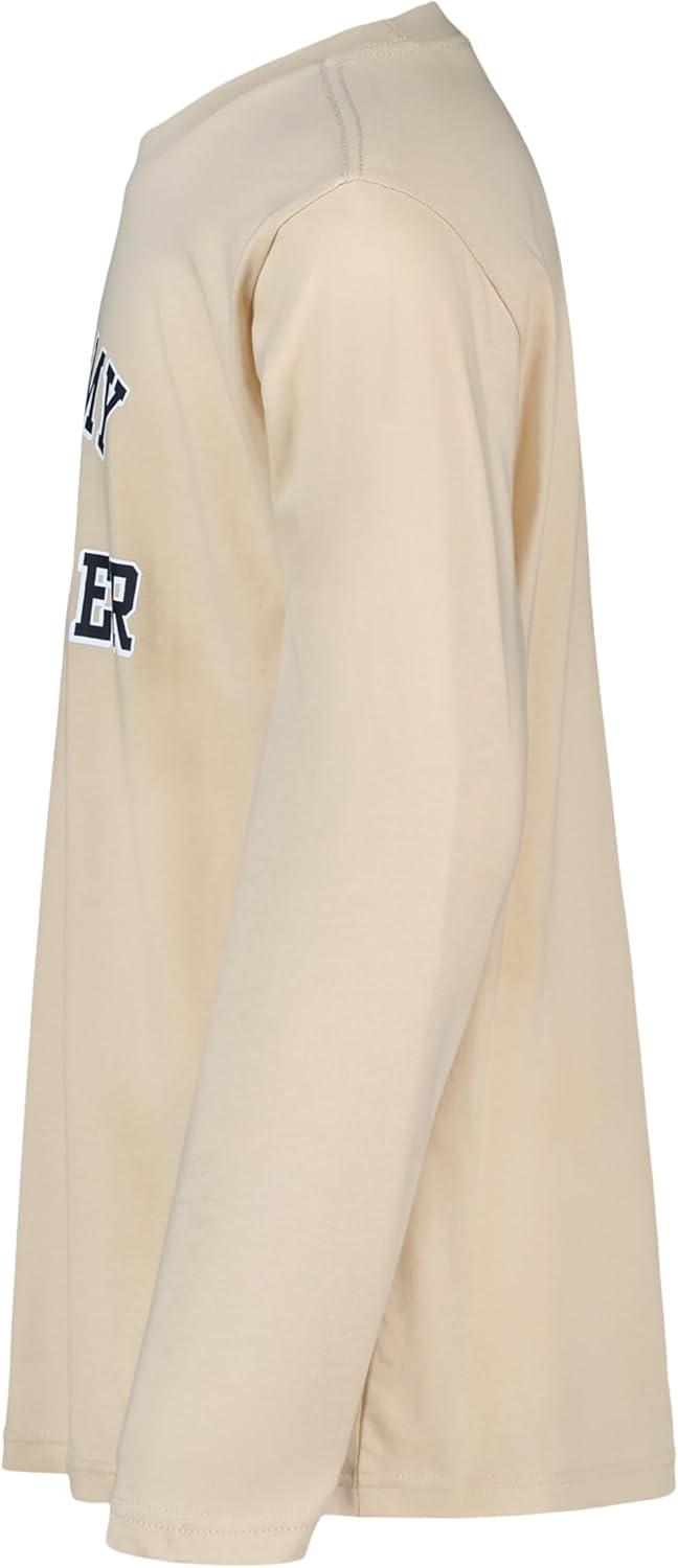 imageTommy Hilfiger Boys Long Sleeve Crew Neck TShirtVarsity Fog