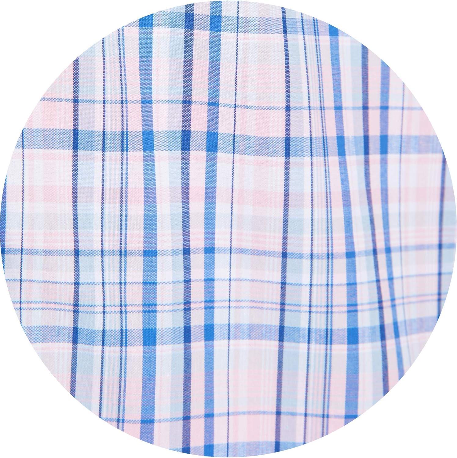 imageTommy Hilfiger Boys Long Sleeve Dress Shirt with Bow Tie Collared ButtonDown with Cuff SleevesBermuda Pink