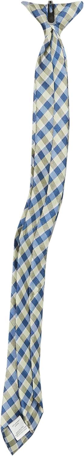 imageTommy Hilfiger Boys Long Sleeve Dress Shirt with Straight Tie Collared ButtonDown with Cuff SleevesPale Banana
