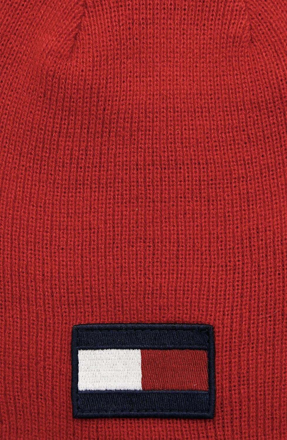 imageTommy Hilfiger Boys Reversible BeanieRed Reversible Logo