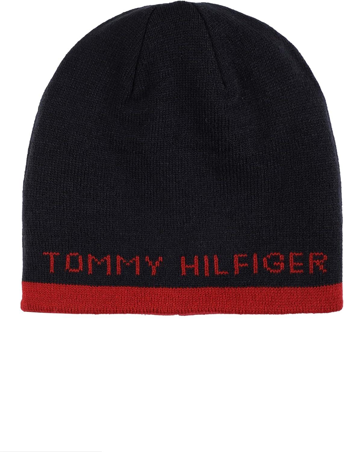 imageTommy Hilfiger Boys Reversible Cold Weather BeanieRed