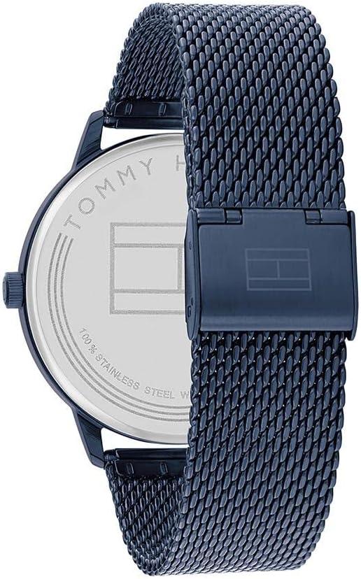 imageTommy Hilfiger Mens 2Hand Quartz Watch Minimalist Style Stainless Steel Case Casual Everyday Wear Gift for HimBlue