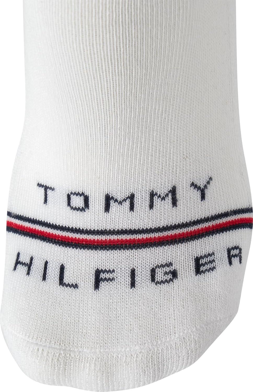 imageTommy Hilfiger Mens Athletic Socks Cushion No Show Socks 12 PackWhite Logo