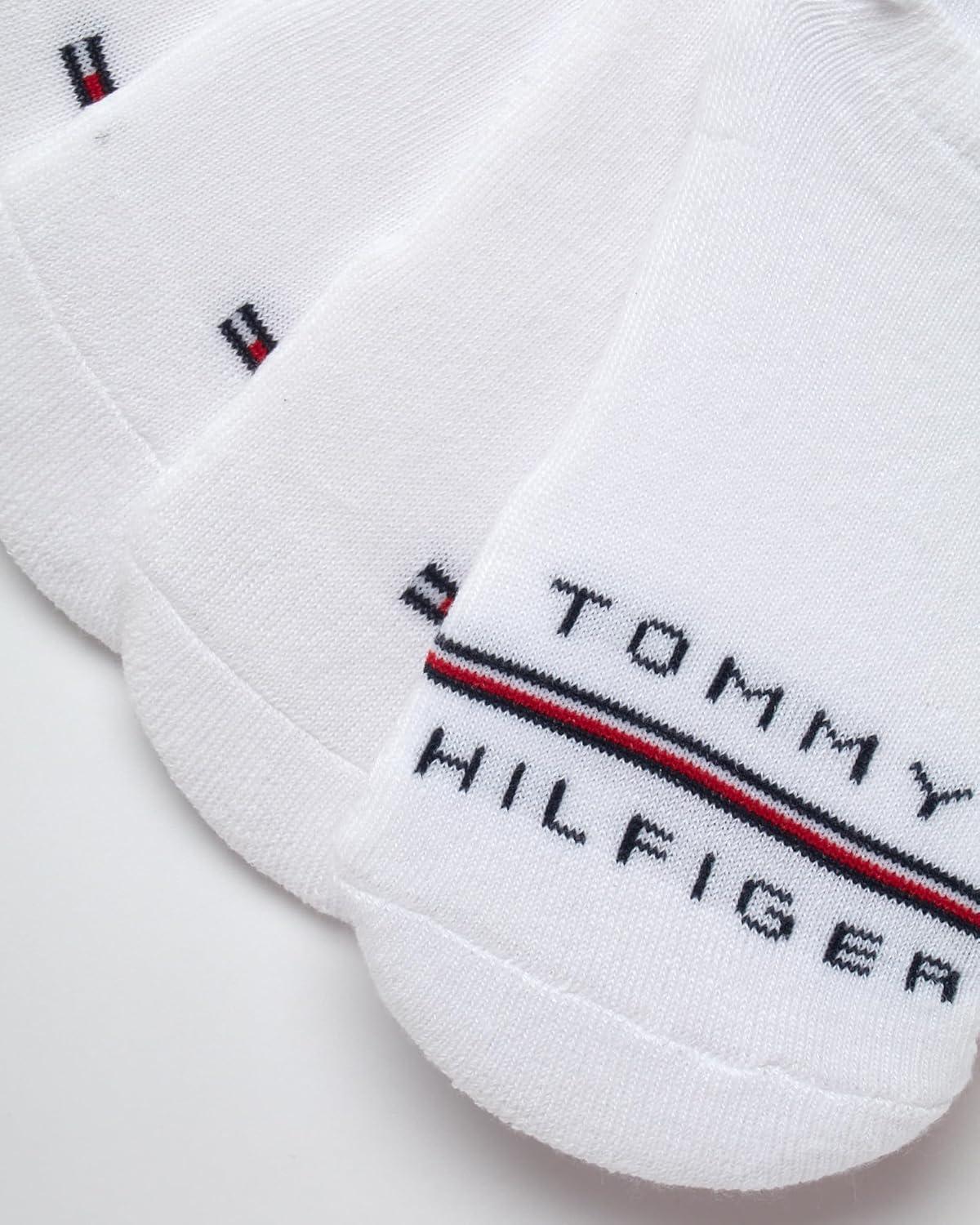imageTommy Hilfiger Mens Athletic Socks Cushion No Show Socks 12 PackWhite Logo