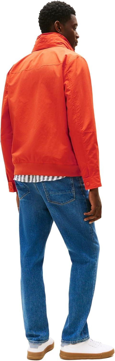 imageTommy Hilfiger Mens Lightweight Waterproof Regatta Bomber JacketBrilliant Orange