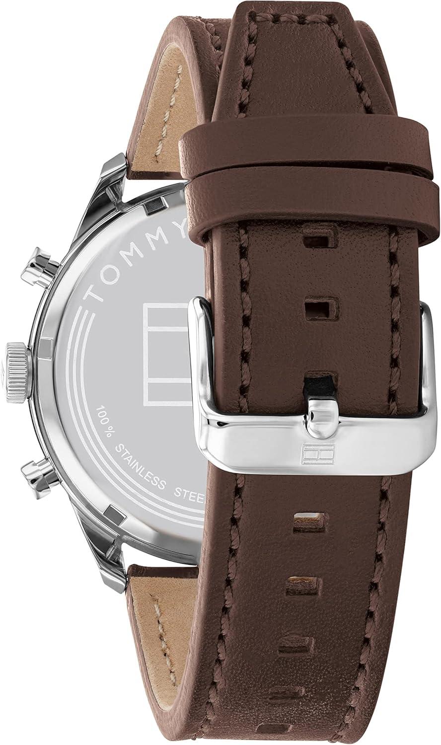 imageTommy Hilfiger Mens Multifunction Watch Stainless Steel Classic Quartz TimepieceBlue