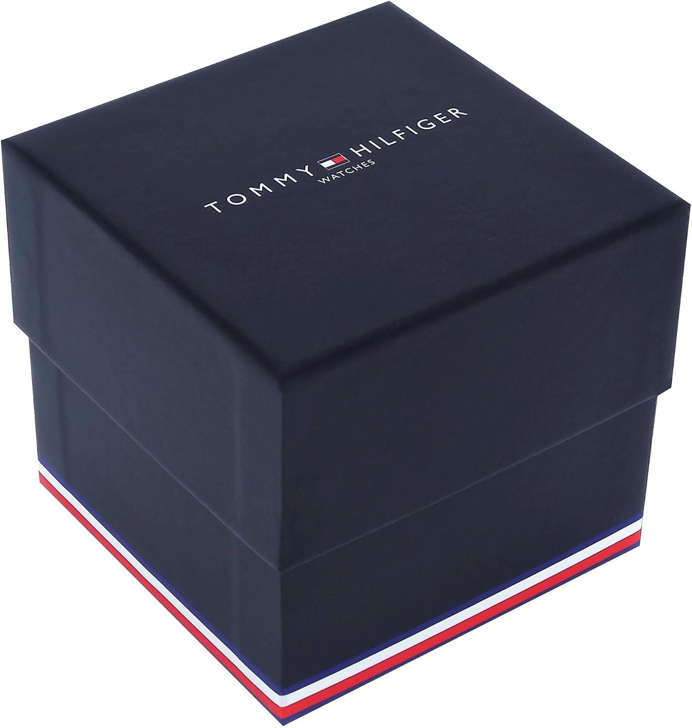 imageTommy Hilfiger Mens Quartz Stainless Steel and Leather Strap Casual Watch Color Brown Model 1791561
