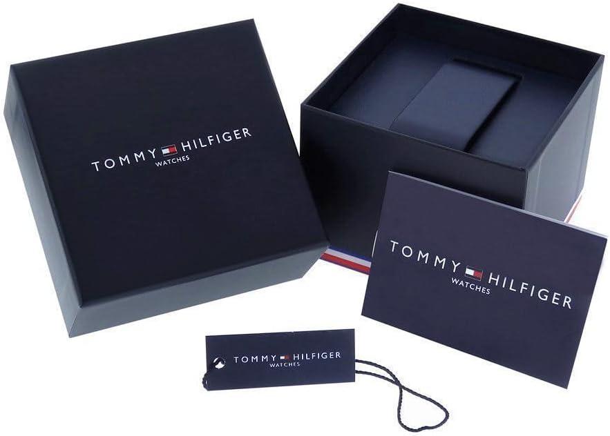 imageTommy Hilfiger Mens Quartz Stainless Steel and Leather Strap Casual Watch Color Brown Model 1791561